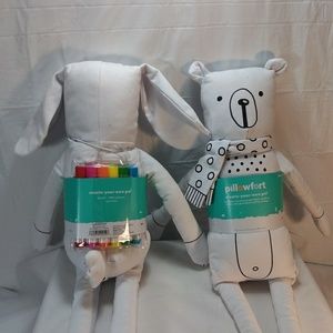 Pillowfort color your own friend